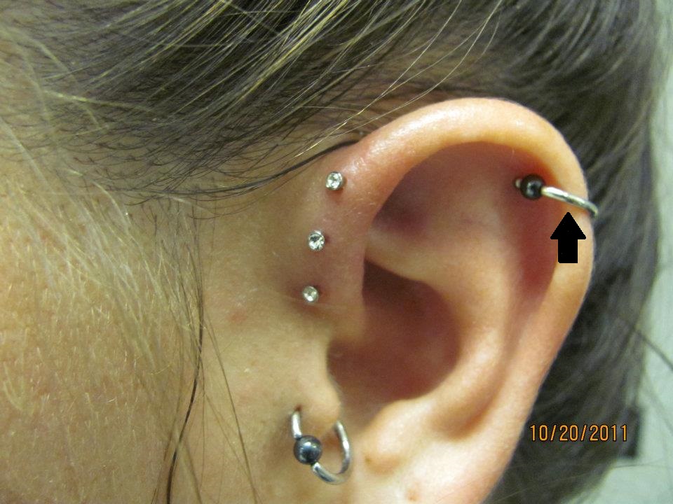 high-risk piercings - helix