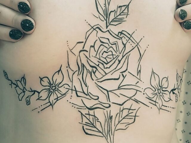 Outline Flowers