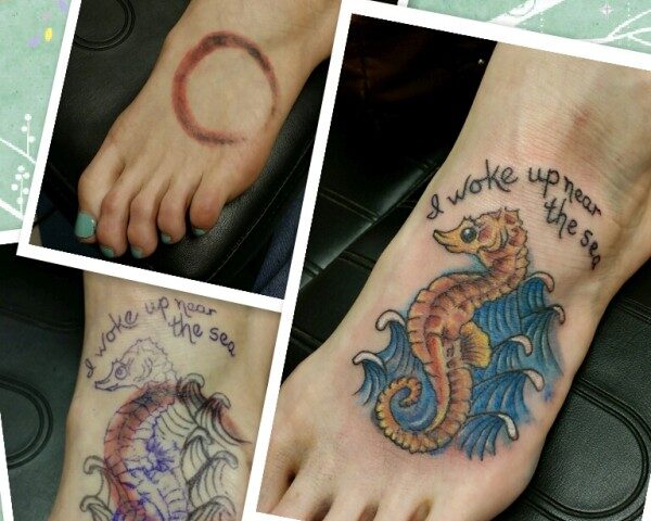 Seahorse Scar Coverup